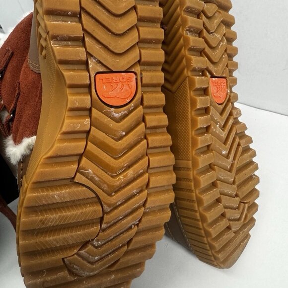 Sorel ONA AVE Alpine WP Fleece Lined Waterproof Leather Boots US SIZE 5 - Picture 7 of 10
